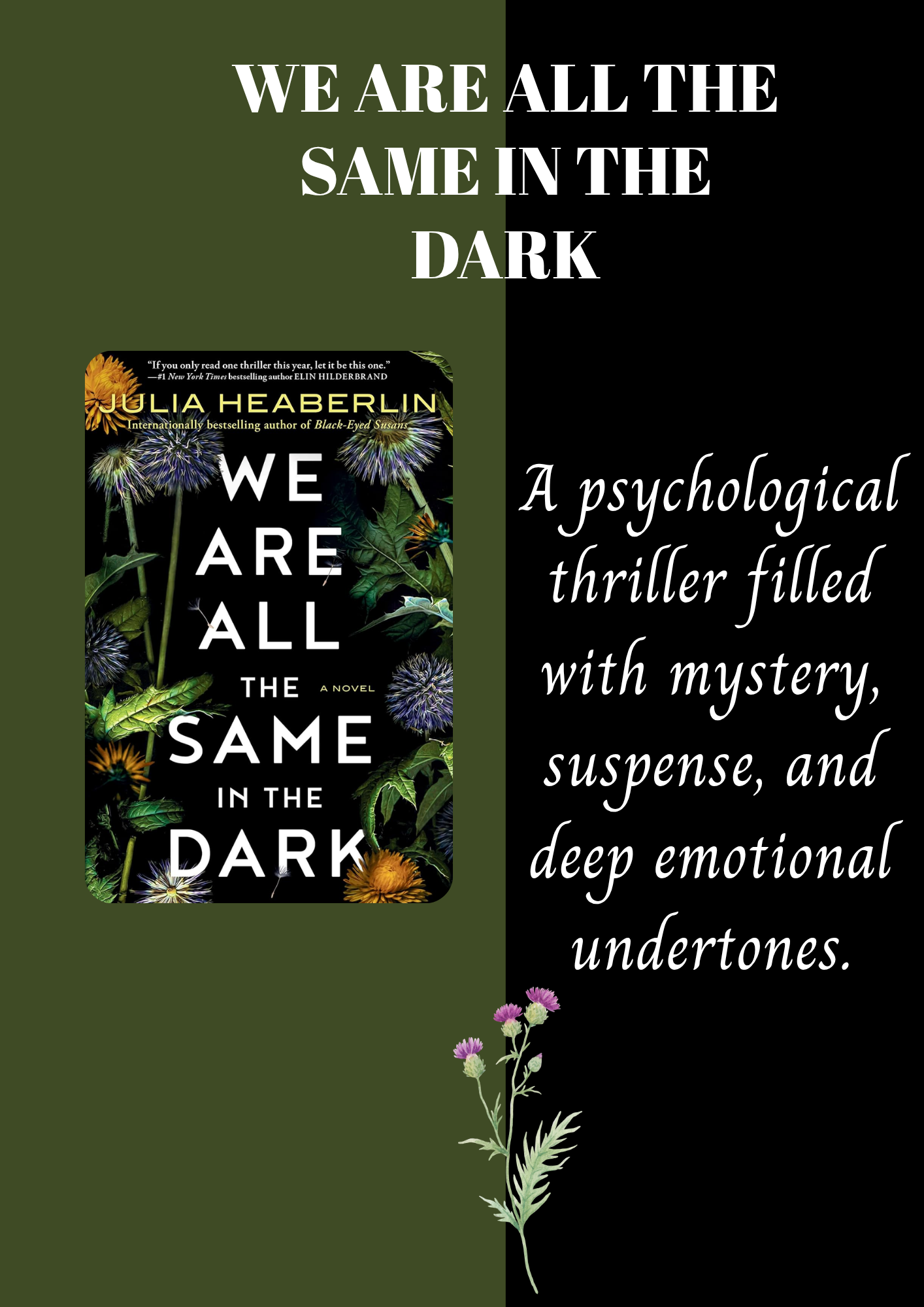 We Are All the Same in the Dark by Julia Heaberlin